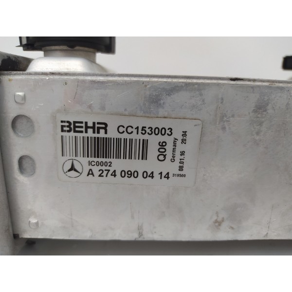Radiador Intercooler Mercedes C180 1.6 2016