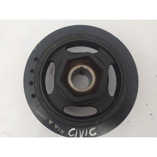 Polia Virabrequim Motor Honda Civic 1.8 2013 2014
