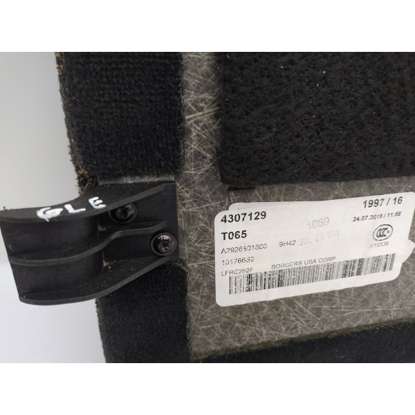 Forro Porta Emalas Mercedes Benz Gle 43 2019 A2926801600