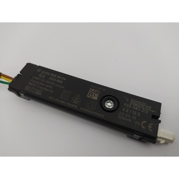 Módulo Antena Mercedes Benz Gle 43 Amg 2019 A2229055804