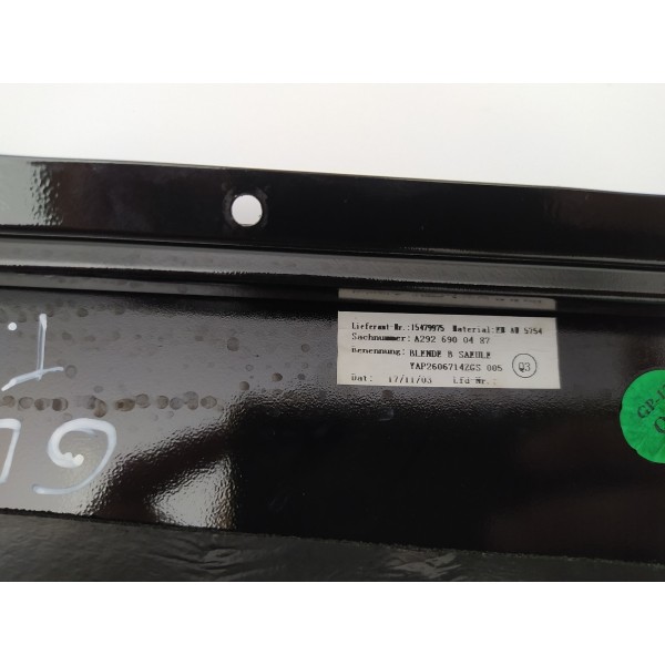 Moldura Traseira Esquerda Black Piano Mercedes Gle 43 2019