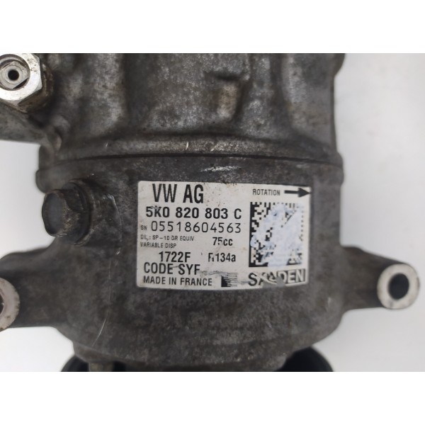 Compressor Ar Condicionado Volkswagen Jetta 2.0 5k0820803c