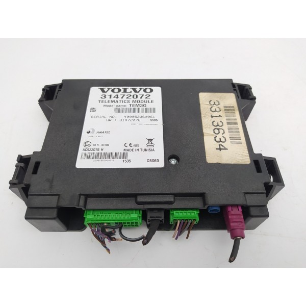 Modulo Telefone Celular Volvo S60 2016 2017 31472072